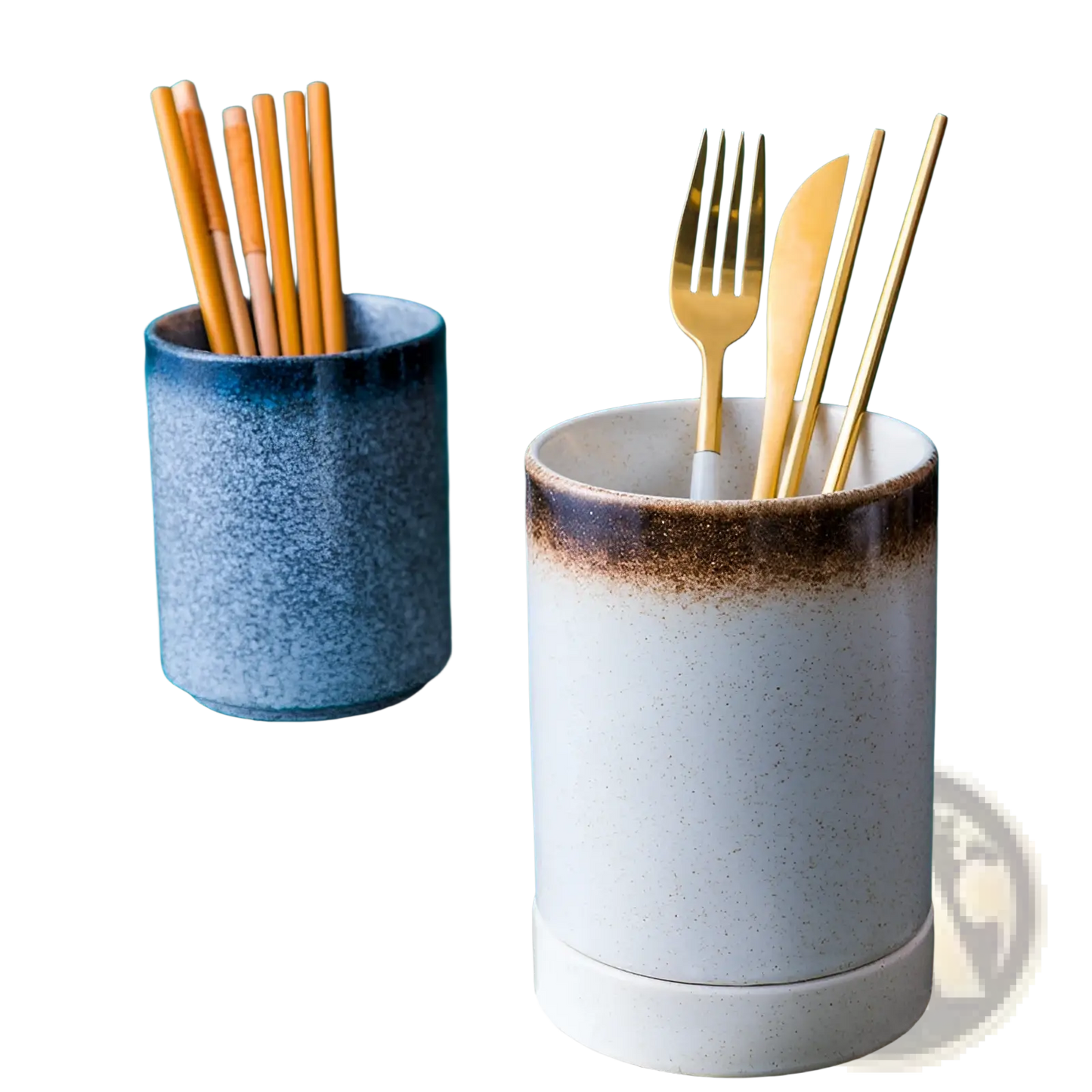 Ceramic Chopsticks Holder Japanese Style Storage Box
