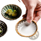 Ceramic Condiment Bowls Hand Painted Snack Dishes