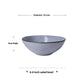 Ceramic Dinnerware Set Retro Ribbed Plates and Bowls