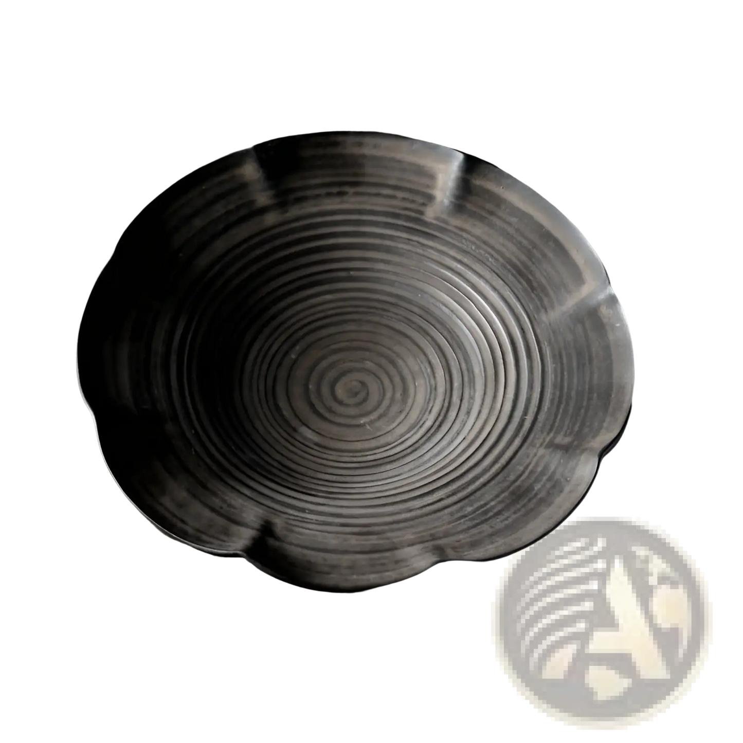 Ceramic Lace Fruit Plate Scalloped Dim Sum Dish