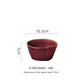 Ceramic Rice Bowl Retro Handcrafted Textured Soup Bowl