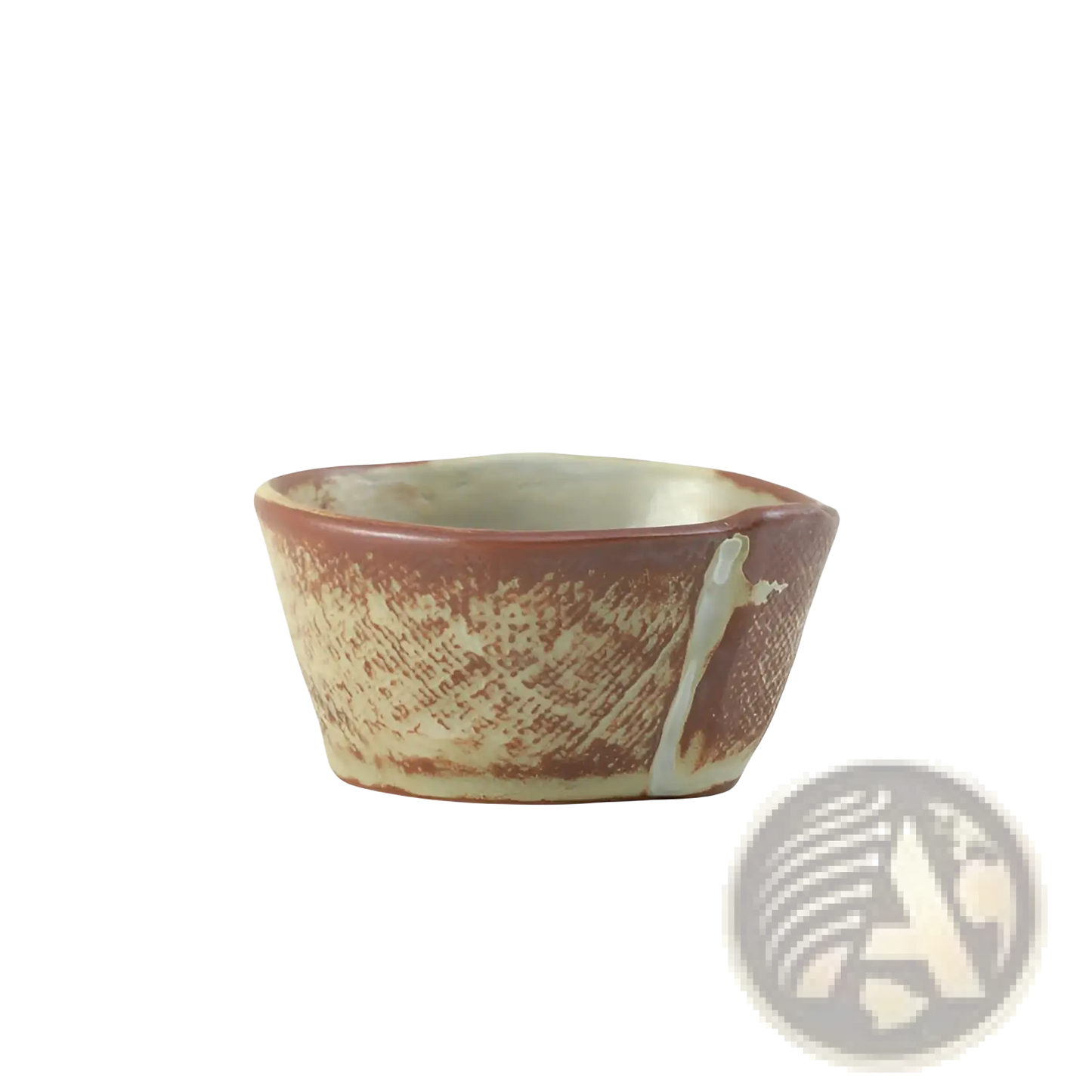 Ceramic Rice Bowl Retro Handcrafted Textured Soup Bowl