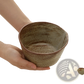 Ceramic Rice Bowl Retro Handcrafted Textured Soup Bowl
