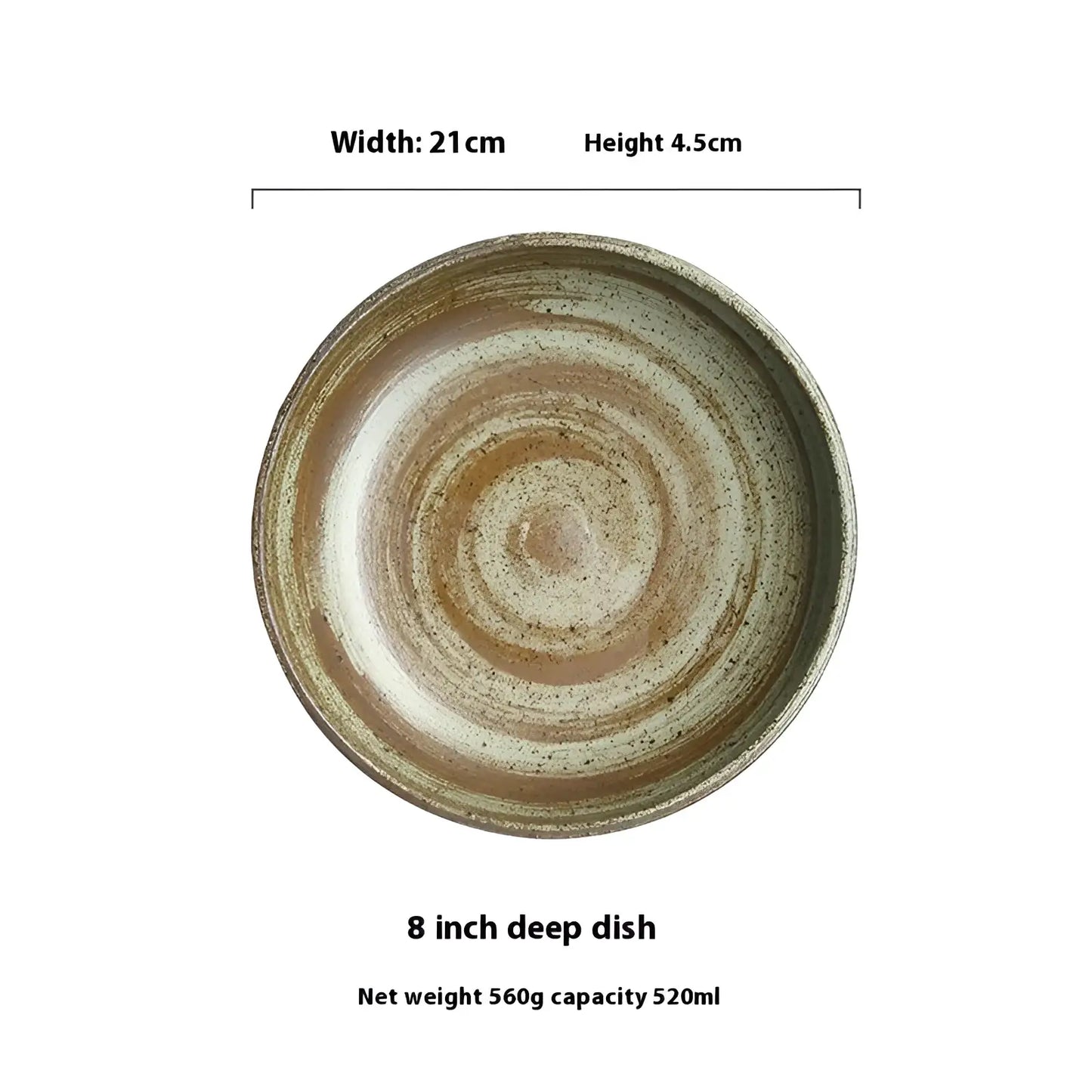 Ceramic Rustic Speckled Stoneware Tableware Set