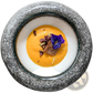 Ceramic Sashimi Bowl Retro Speckled Hat Plate