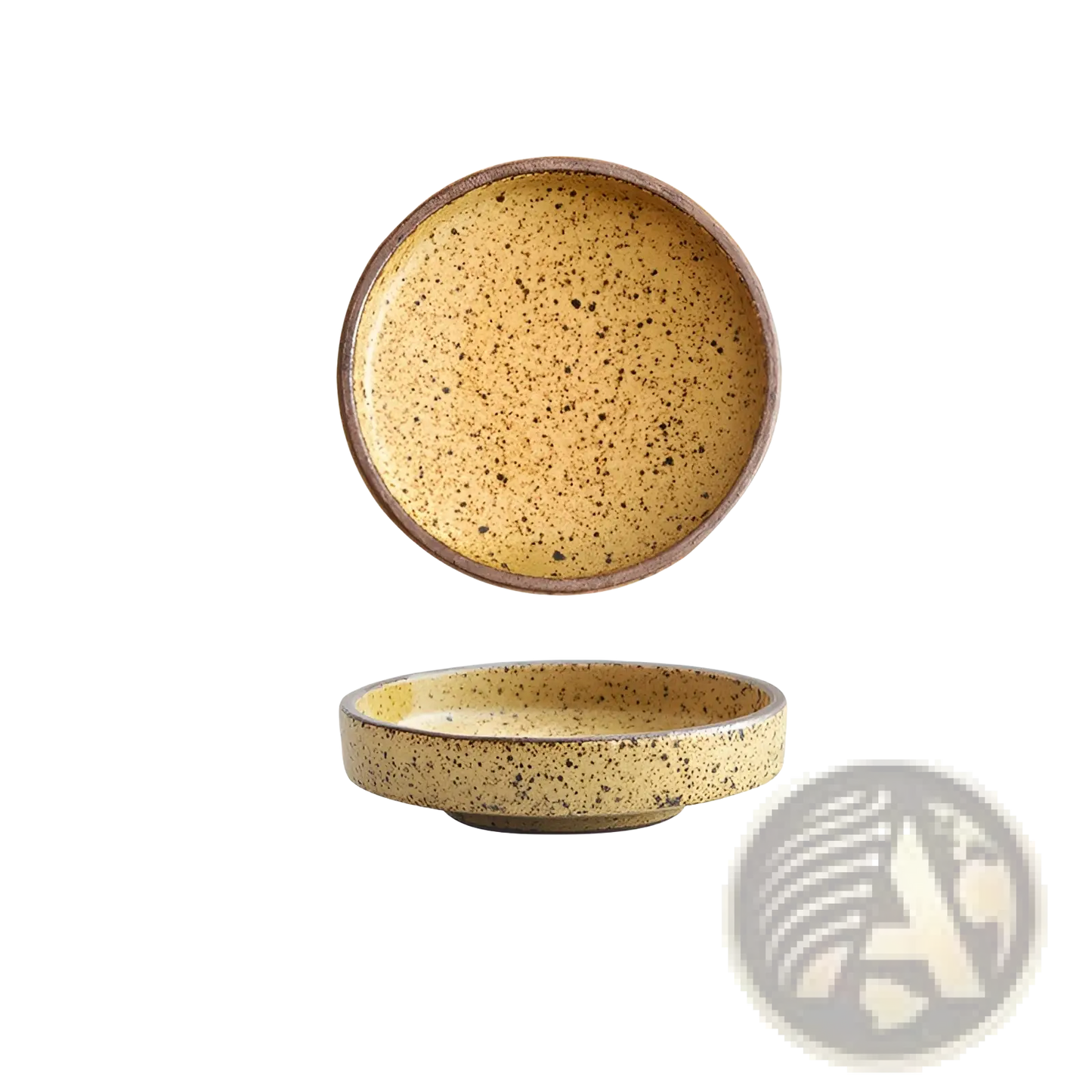 Ceramic Sauce Dish Rustic Japanese Dipping Bowl
