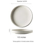 Ceramic Stone Pattern Deep Plate Japanese Tableware