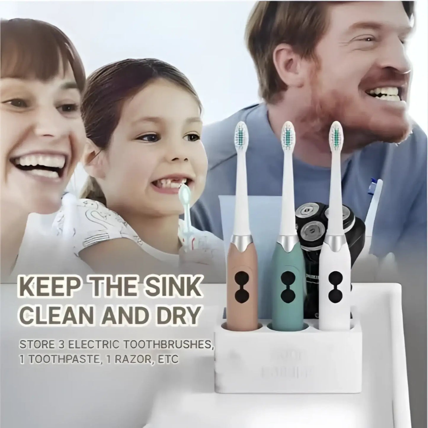 Ceramic Toothpaste Holder Marble Bathroom Organizer