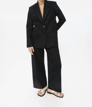 Dāl The Label - Blazer de sarja de algodão