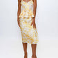 Hutch - Floral Bustier Peplum Dress