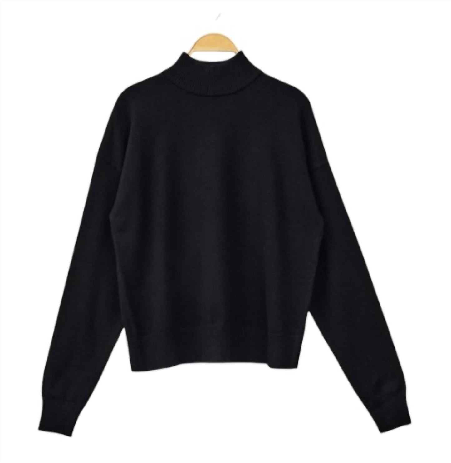 Mima Rosso - Knit Mockneck Boxy Top