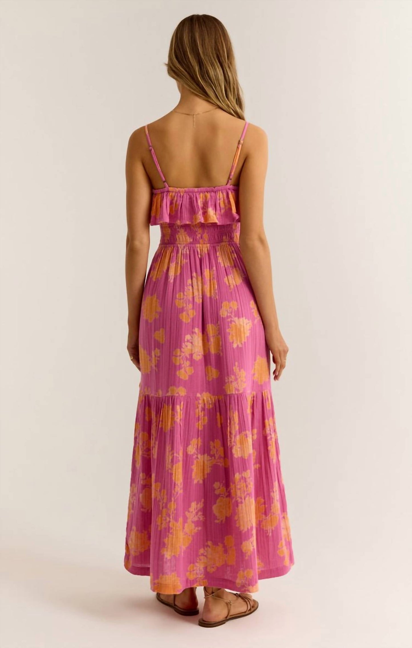 Z Supply - BAHARI SUNSHINE FLORAL MIDI DRESS