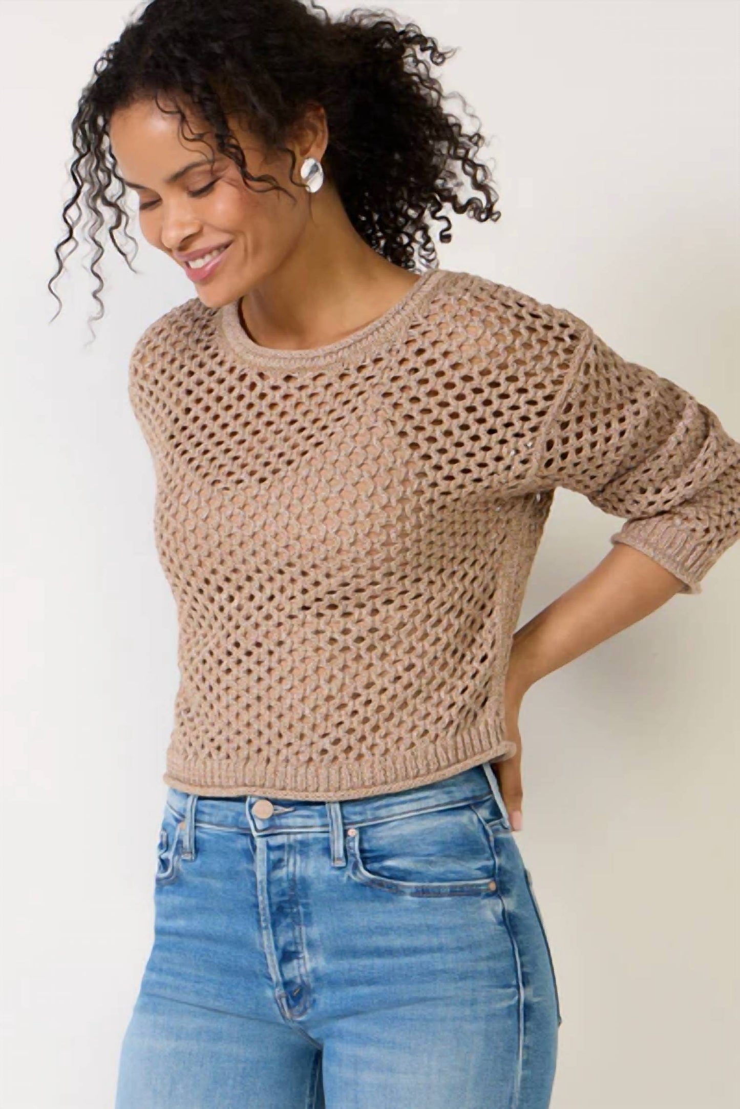 Z Supply - Cala Shimmer Crochet Sweater