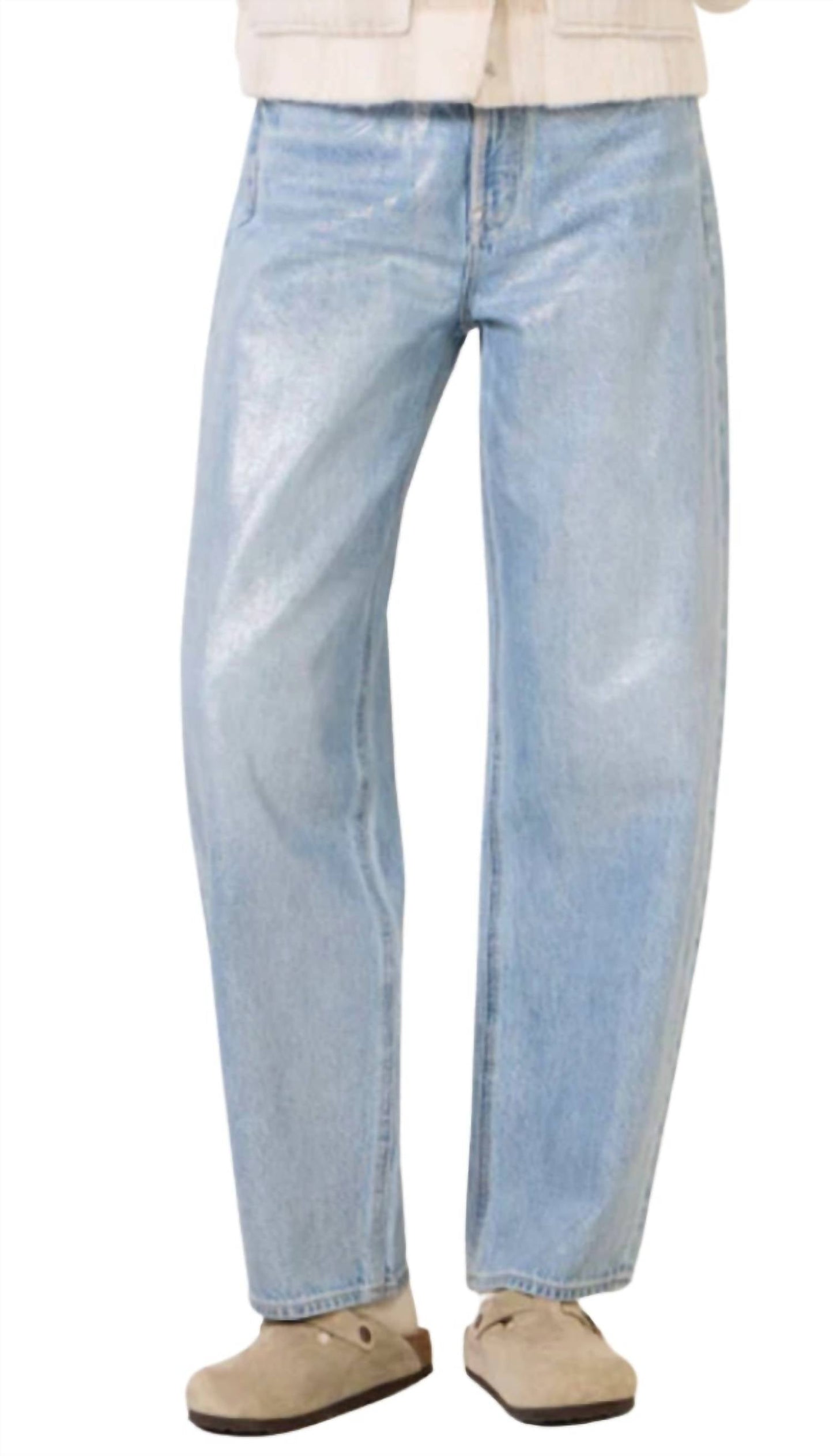 Pistola - Wes High Rise Barrel Jeans