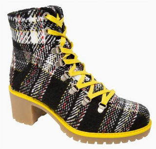 Eric Michael - Botas femininas de amarrar na cor Índigo