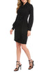 karen-kane-blouson-long-sleeve-faux-wrap-dress-small