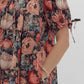 Entro - Lindsey Floral Tie Sleeve Dress