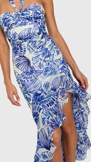 Amanda Uprichard - Marabou Chiffon Dress