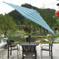 9FT Umbrella Blue Stripes