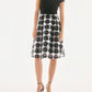Joseph Ribkoff - Stripe Polka Dot Fit And Flare Dress