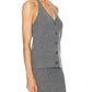 Enza Costa - Cashmere V Neck Halter Cardigan