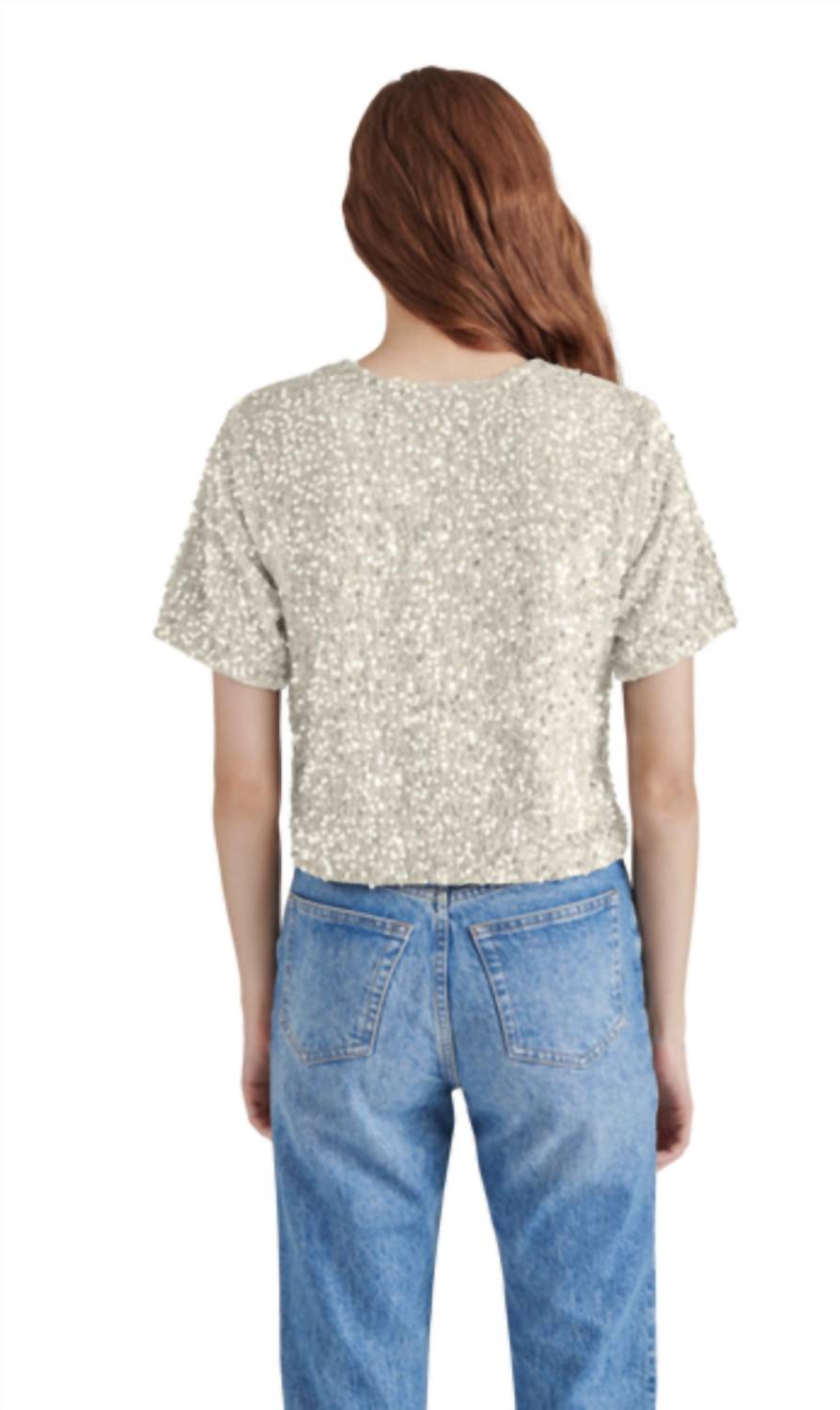 Steve Madden - Cressa Sequin Crewneck Top