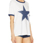 Daydreamer - Classic Star Oversized Ringer Tee Top