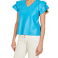 Dolce Cabo - VEGAN FLUTTER SLEEVE TOP