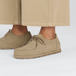Birkenstock - Sapatos de couro camurça Utti Lace femininos
