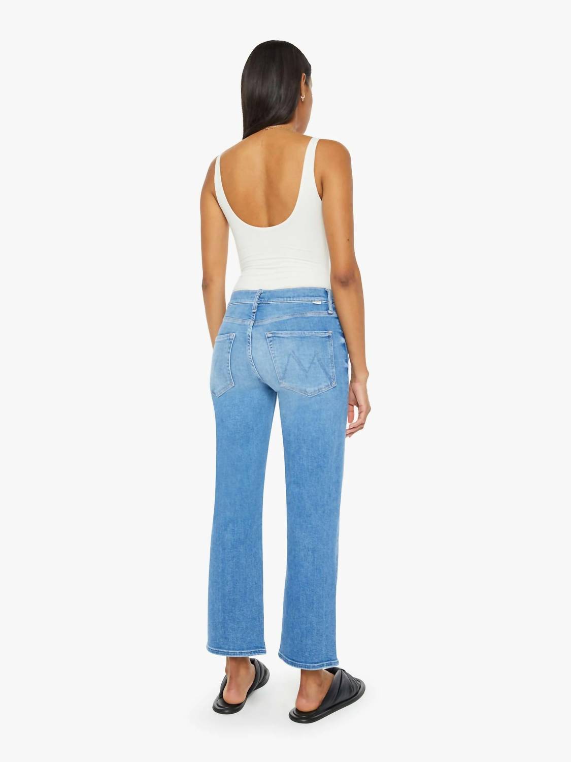 Mother - Mid Rise Rambler Zip Ankle Jeans