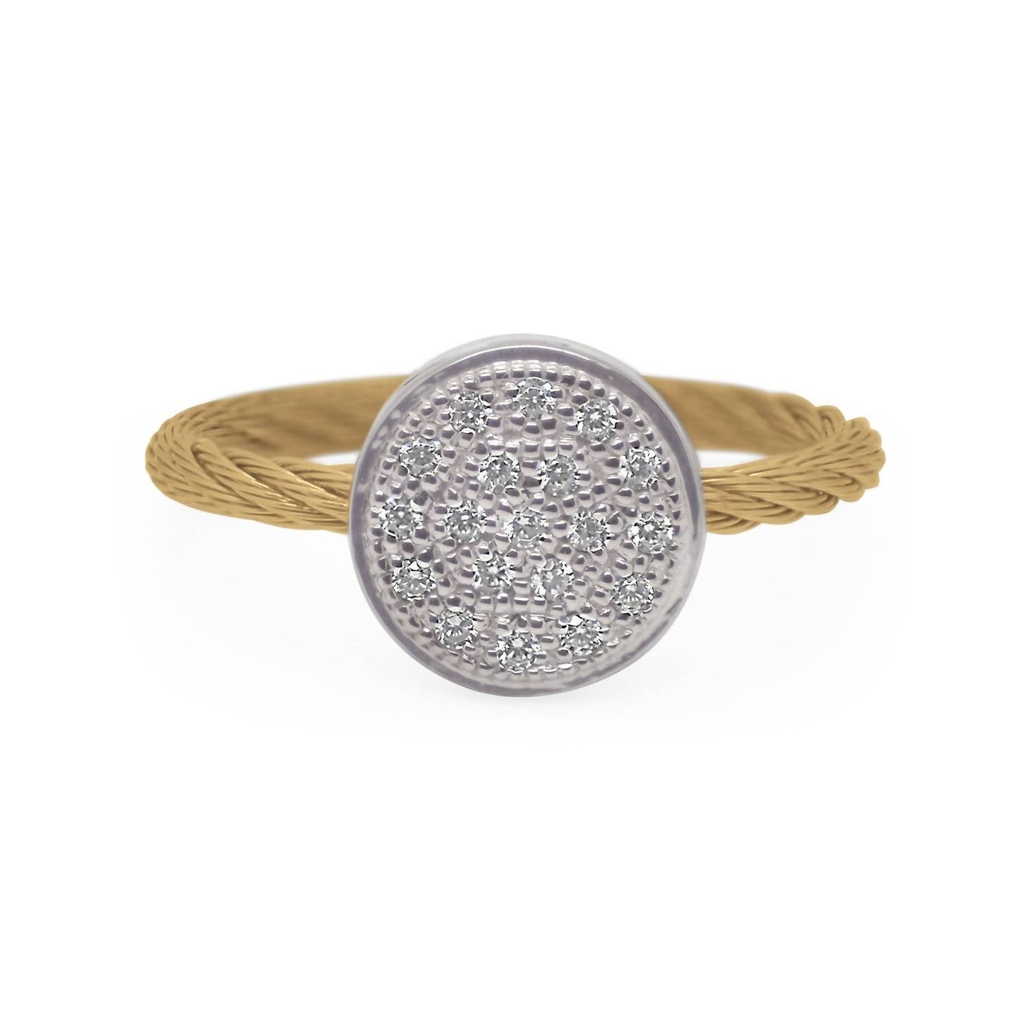 Alor - 0.16 Cts Taking Shapes Disc Ring