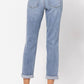 Judy Blue - Mid Rise Boyfriend Denim Jeans - Plus