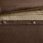 7 Piece Faux Suede Comforter Set Brown Queen