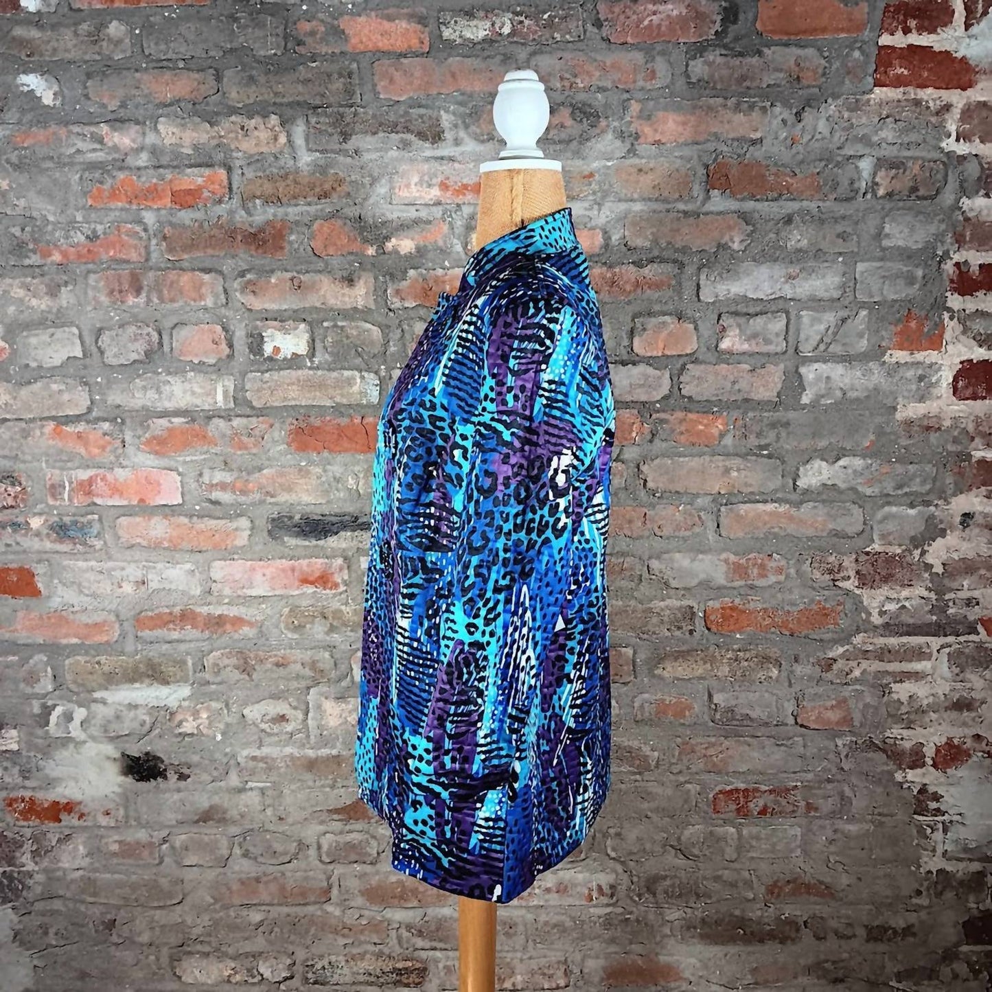 Multiples - Quarter Sleeve Stand Collar Quilted Jacket