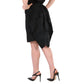 Burberry - Intarsia Flag Satin Draped Skirt