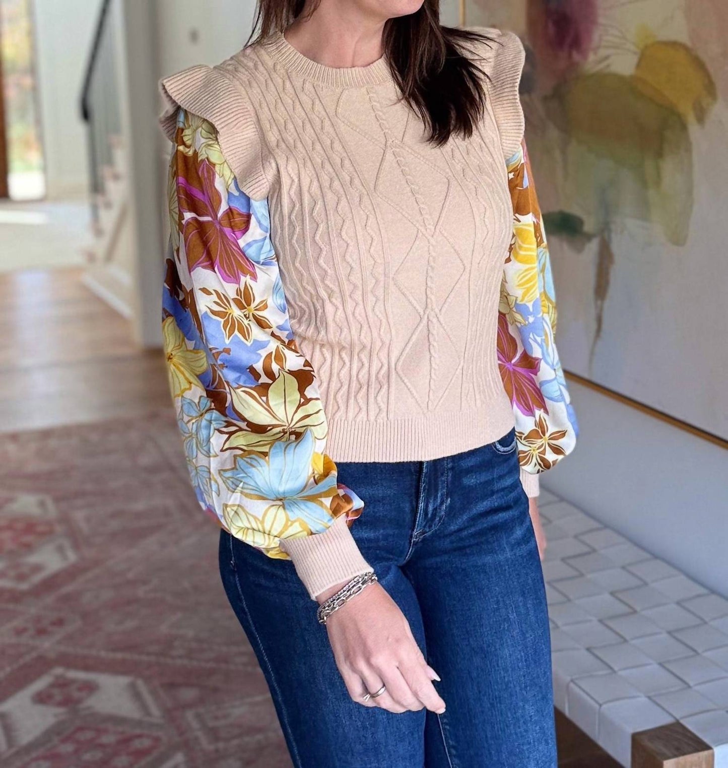 &Merci - Autumn Breeze Long Sleeve Sweater