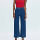 Pistola - Penny Pintuck Ankle Wide Leg Jeans