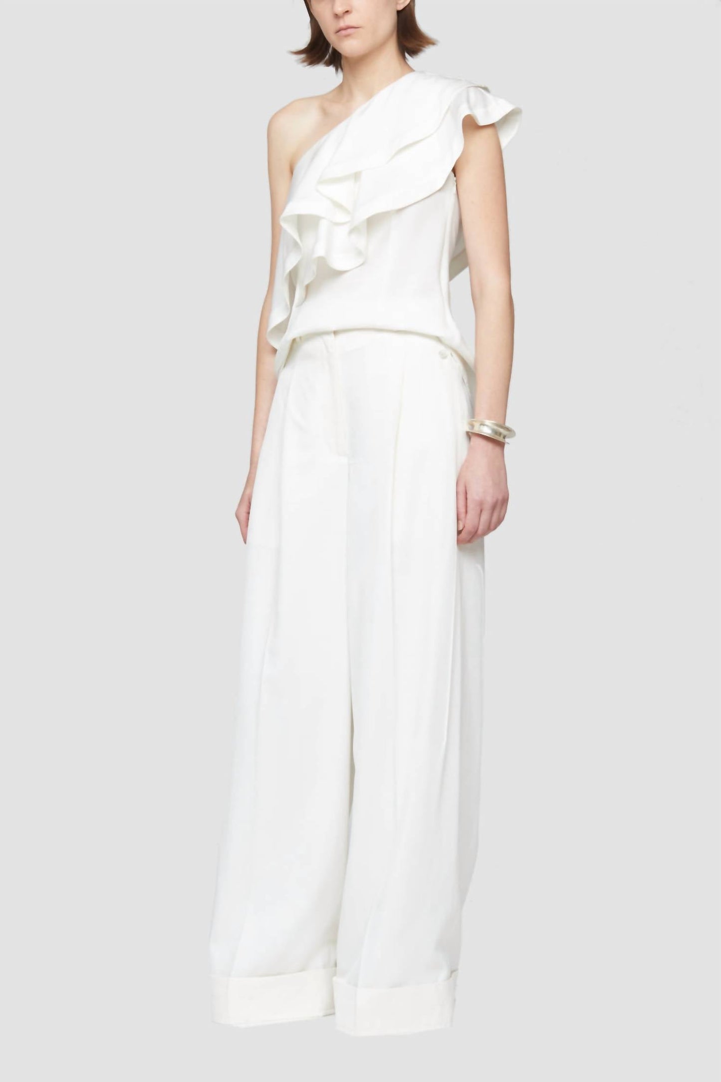 3.1 Phillip Lim - Ruffled One Shoulder Top