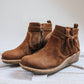 Born - Women's Vaughn Distressed Suede Leather Bootie