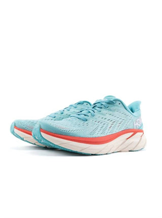 Hoka - Tênis de corrida Clifton 8 feminino - largura larga