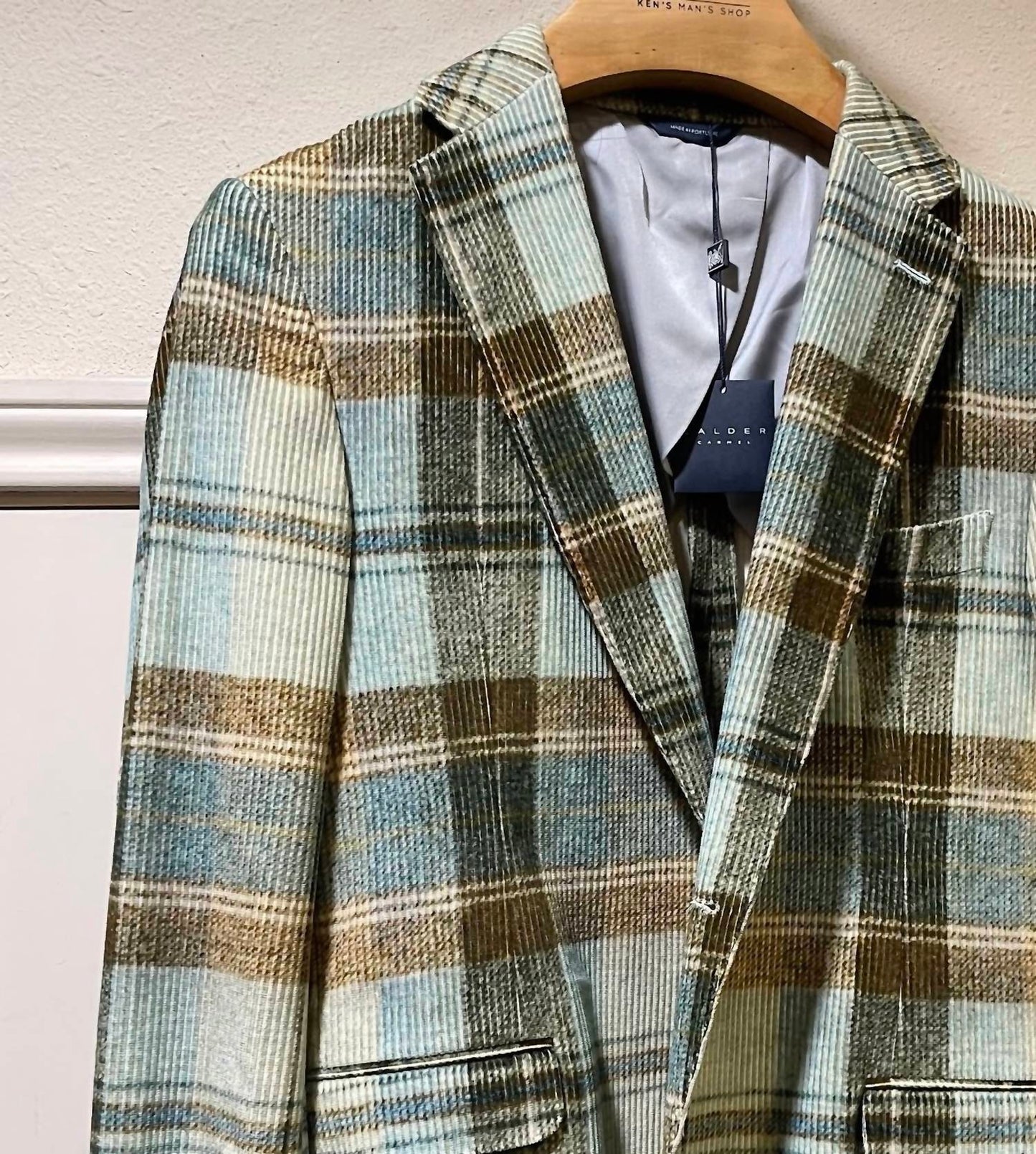 Calder Carmel - Men's Plaid Blazer