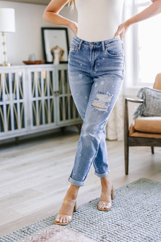 Judy Blue - Calça jeans Boyfriend Star Crossed