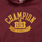 Champion - Moletom com capuz de trama reversa, logotipo da Universidade de 1919
