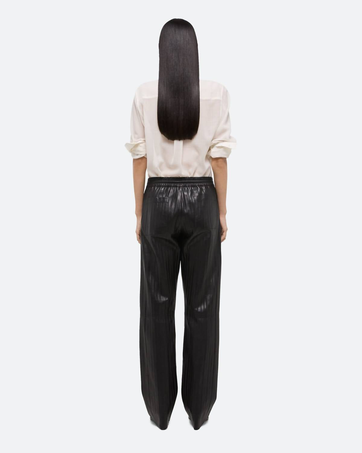 Helmut Lang - Pleated Leather Car Trouser