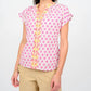 Ivy Jane - Women's Trellis Stitched Popover Top