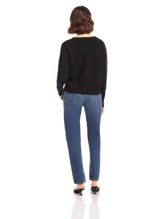 Fifteen Twenty - Cardigan bordado com folhas embelezadas Bree