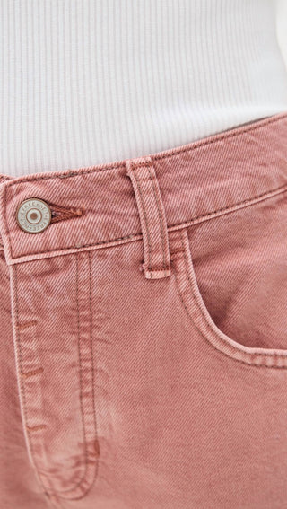 Free People - Calça Jeans Barril Boa Sorte