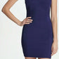 Guess - Cutout Halter Neck Scuba Knit Mini Sheath Dress
