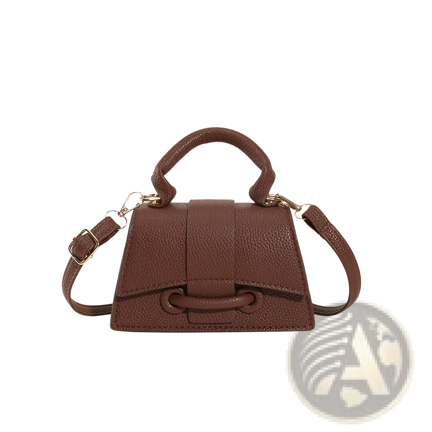 Chain Messenger Bag Mini Faux Leather Handbag