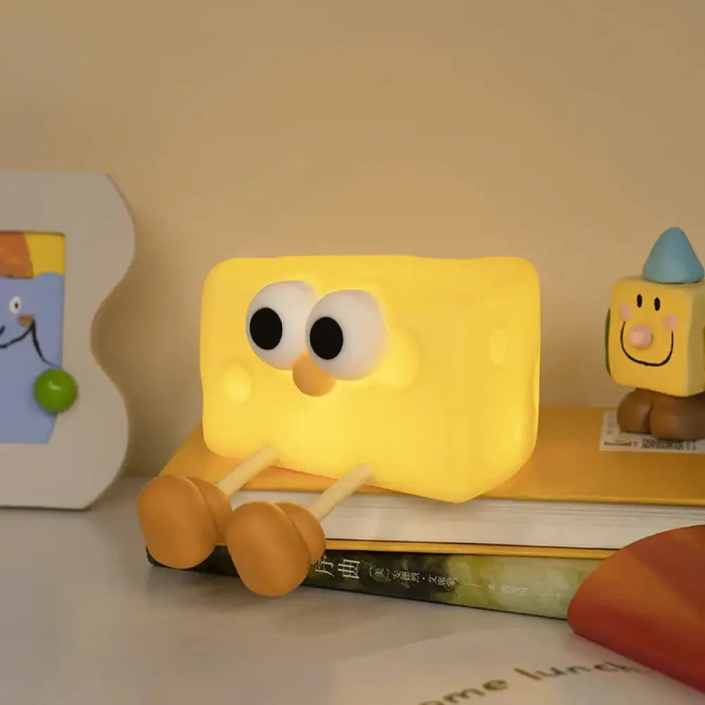 Cute Cheese Silicone Led Night Light for Kids